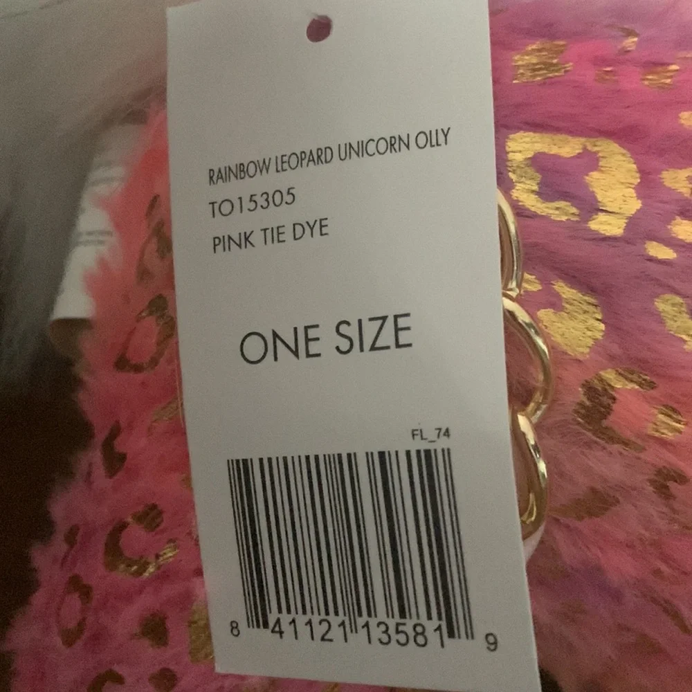 NWT Pink Leopard & Tie-Dye Unicorn‎ Crossbody Purse Bag  🦄